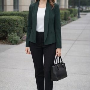 Stylish Dark Green Blazer